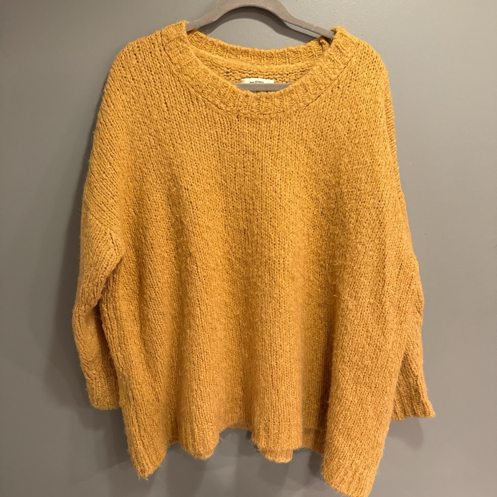 Warm Mustard Crew Neck Sweater